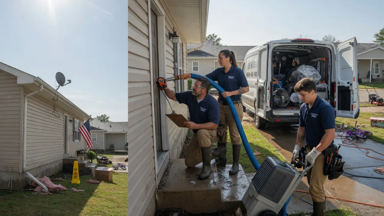Ceiling Water Damage Restoration in Bastrop, LA near me